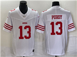 San Francisco 49ers #13 Brock Purdy White Vapor F.U.S.E. Limited Jersey