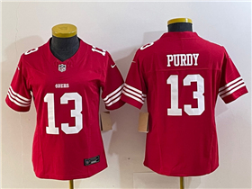 San Francisco 49ers #13 Brock Purdy Women's Red Vapor F.U.S.E. Limited Jersey