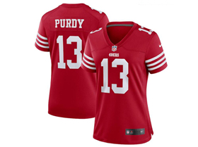 San Francisco 49ers #13 Brock Purdy Women's Red Vapor Limited Jersey