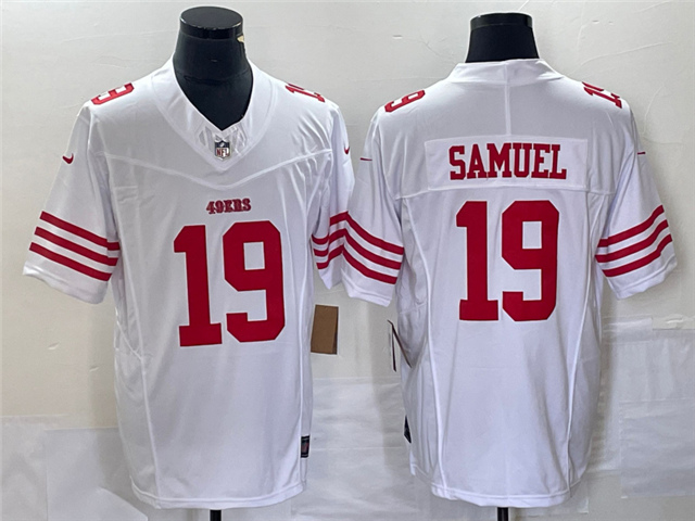 San Francisco 49ers #19 Deebo Samuel White Vapor F.U.S.E. Limited ...