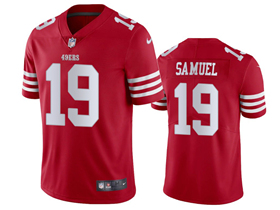 San Francisco 49ers #19 Deebo Samuel Red Vapor Limited Jersey