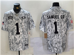 San Francisco 49ers #1 Deebo Samuel Arctic Camo 2024 Salute To Service Limited Jersey