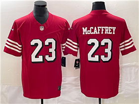 San Francisco 49ers #23 Christian McCaffrey Alternate Red Vapor F.U.S.E. Limited Jersey