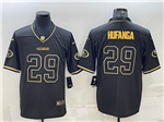 San Francisco 49ers #29 Talanoa Hufanga Black Gold Vapor Limited Jersey