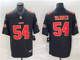 San Francisco 49ers #54 Fred Warner Carbon Black Fashion Limited Jersey