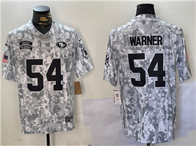 San Francisco 49ers #54 Fred Warner Arctic Camo 2024 Salute To Service Limited Jersey