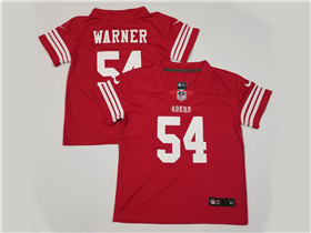 San Francisco 49ers #54 Fred Warner Toddler Red Vapor Limited Jersey