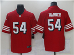 San Francisco 49ers #54 Fred Warner Red Alternate Vapor Limited Jersey