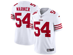 San Francisco 49ers #54 Fred Warner White Vapor Limited Jersey