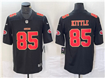 San Francisco 49ers #85 George Kittle Carbon Black Fashion Limited Jersey