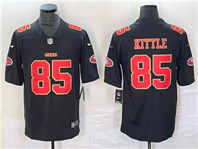 San Francisco 49ers #85 George Kittle Carbon Black Fashion Limited Jersey