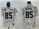 San Francisco 49ers #85 George Kittle Arctic Camo 2024 Salute To Service Limited Jersey