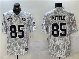 San Francisco 49ers #85 George Kittle Arctic Camo 2024 Salute To Service Limited Jersey