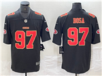 San Francisco 49ers #97 Nick Bosa Carbon Black Fashion Limited Jersey