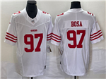 San Francisco 49ers #97 Nick Bosa White Vapor F.U.S.E. Limited Jersey