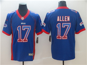 Buffalo Bills #17 Josh Allen Blue Drift Fashion Limited Jersey