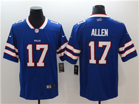 Buffalo Bills #17 Josh Allen Blue Vapor Limited Jersey