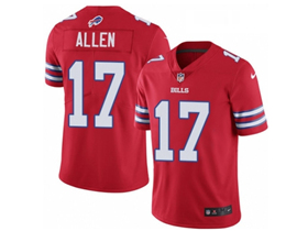 Buffalo Bills #17 Josh Allen Youth Red Vapor Limited Jersey