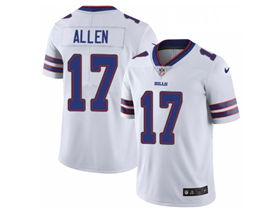 Buffalo Bills #17 Josh Allen Youth White Vapor Limited Jersey