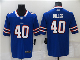 Buffalo Bills #40 Von Miller Blue Vapor Limited Jersey