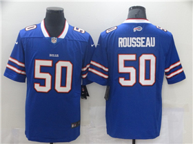 Buffalo Bills #50 Gregory Rousseau Blue Vapor Limited Jersey