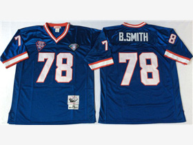 Buffalo Bills #78 Bruce Smith 1994 Throwback Blue Jersey