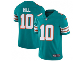 Miami Dolphins #10 Tyreek Hill Alternate Aqua Vapor Limited Jersey