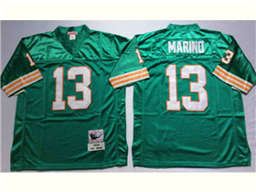 Miami Dolphins #13 Dan Marino 1994 Throwback Aqua Jersey