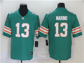 Miami Dolphins #13 Dan Marino Alternate Aqua Vapor Limited Jersey