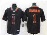 Miami Dolphins #1 Tua Tagovailoa Black Shadow Limited Jersey