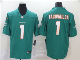 Miami Dolphins #1 Tua Tagovailoa Aqua Vapor Limited Jersey