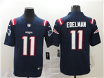 New England Patriots #11 Julian Edelman Navy Vapor Limited Jersey