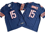 Chicago Bears #15 Rome Odunze Blue Vapor F.U.S.E. Limited Jersey