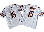 Chicago Bears #15 Rome Odunze White Vapor F.U.S.E. Limited Jersey