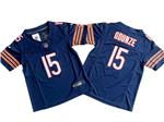 Chicago Bears #15 Rome Odunze Youth Blue Vapor F.U.S.E. Limited Jersey