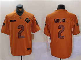 Chicago Bears #2 D.J. Moore 2023 Brown Salute To Service Limited Jersey