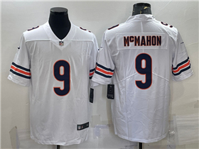 Chicago Bears #9 Jim McMahon White Vapor Limited Jersey