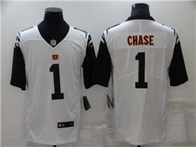 Cincinnati Bengals #1 Ja'Marr Chase White Alternate Vapor Limited Jersey