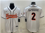 Cincinnati Bengals #2 Evan McPherson White Baseball Cool Base Jersey