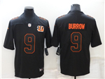 Cincinnati Bengals #9 Joe Burrow Black Vapor Limited Jersey