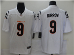 Cincinnati Bengals #9 Joe Burrow Youth White Vapor Limited Jersey