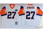 Denver Broncos #27 Steve Atwater 1994 White Throwback Jersey