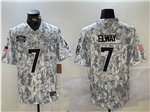 Denver Broncos #7 John Elway Arctic Camo 2024 Salute To Service Limited Jersey