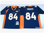 Denver Broncos #84 Shannon Sharpe 1997 Throwback Blue Jersey