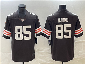 Cleveland Browns #85 David Njoku Brown Vapor Limited Jersey