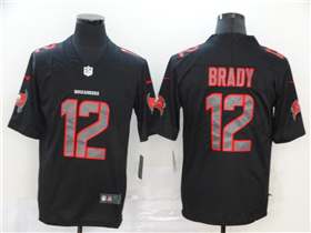 Tampa Bay Buccaneers #12 Tom Brady Black Vapor Impact Limited Jersey