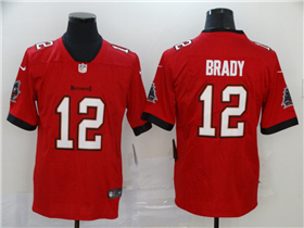 Tampa Bay Buccaneers #12 Tom Brady Red Vapor Limited Jersey