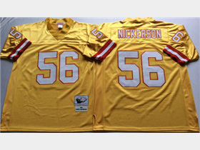 Tampa Bay Buccaneers #56 Hardy Nickerson Throwback Orange Jersey