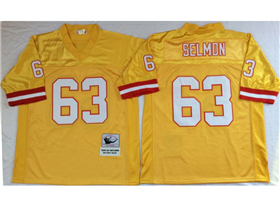 Tampa Bay Buccaneers #63 Roy Selmon Throwback Orange Jersey