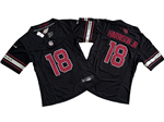 Arizona Cardinals #18 Marvin Harrison Jr. Women's Black Vapor F.U.S.E. Limited Jersey